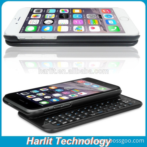 Mini Slide Out Wireless Bluetooth Keyboard With Case For iPhone 7 Pocket Keyboard With Physical Keypad For iPhone